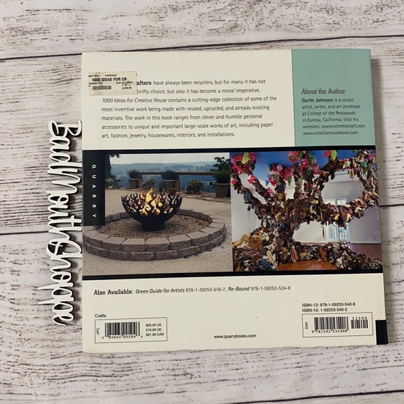 *1000 Ideas for Creative Reuse Artist Recycle Upcycle Inspiration Book - Picture 5 of 5